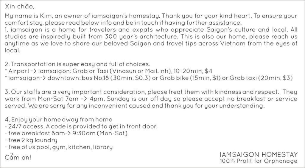 Iam Saigon Homestay Ho Chi Minh City Bagian luar foto